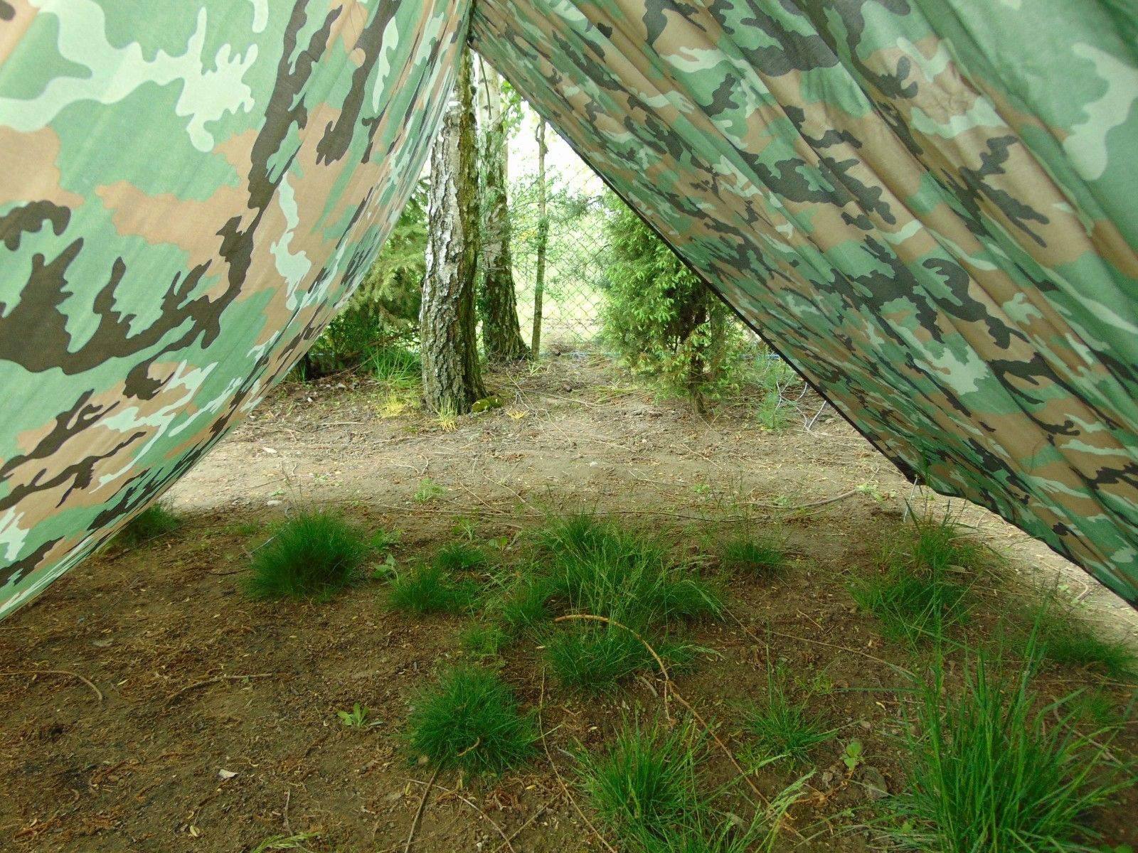 tarp plandeka biwakowa 300 x 300 cm woodland