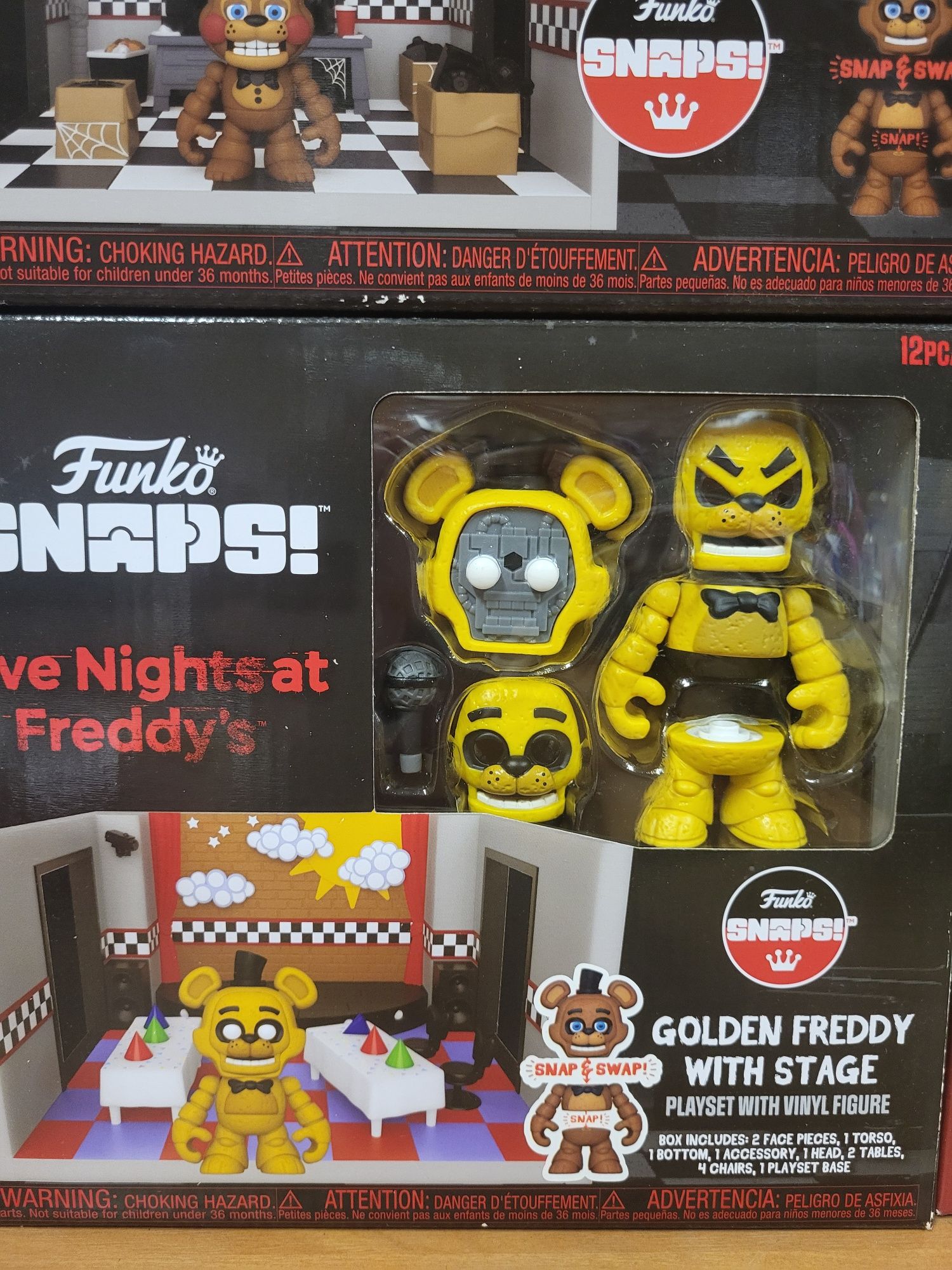 Набор 5 ночей Золотой Фредди и Сцена Funko Snaps Five Nights at Freddy