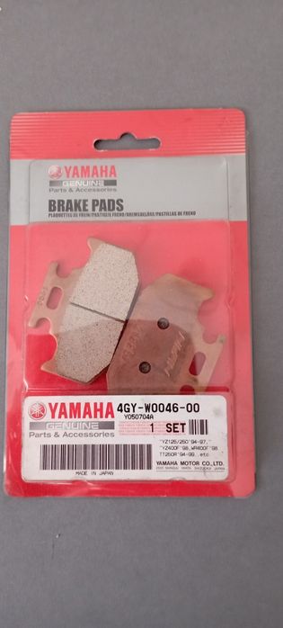 Yamaha YZF 125/250 YZ 409 TT 250 R klocki hamulcowe nowe tył oryginał