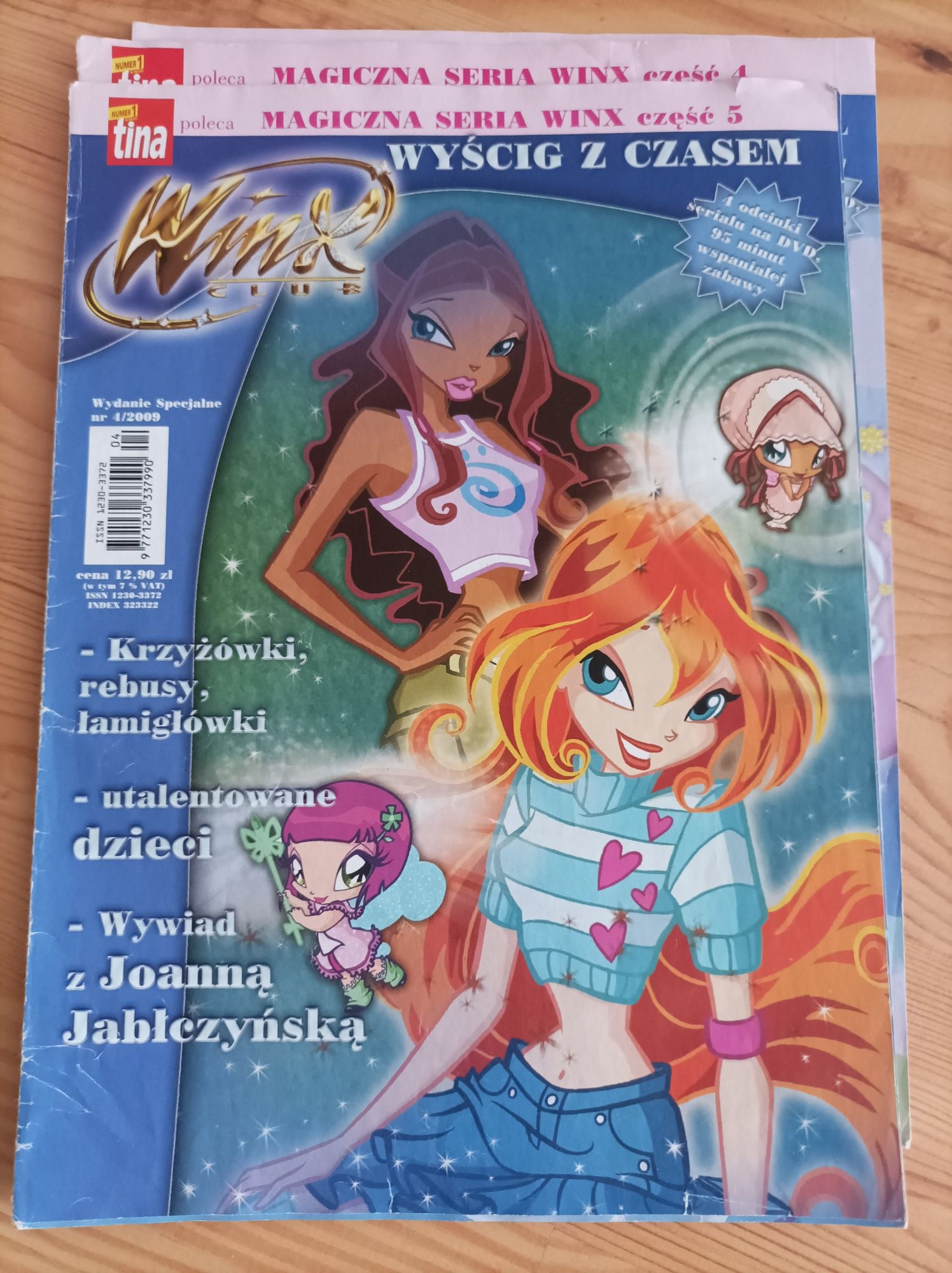 Czasopisma winx gazetki 4 sztuki kolekcja