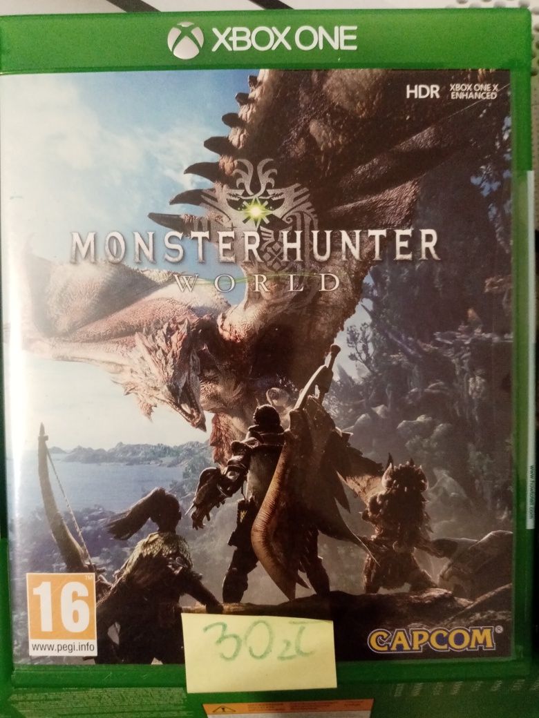 Gra Monster Hunter World na płycie, xbox one