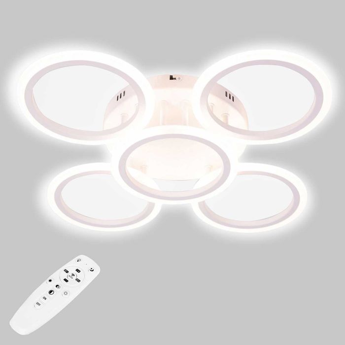 LED люстри, світильники з пультом, 3 режими. Доставка