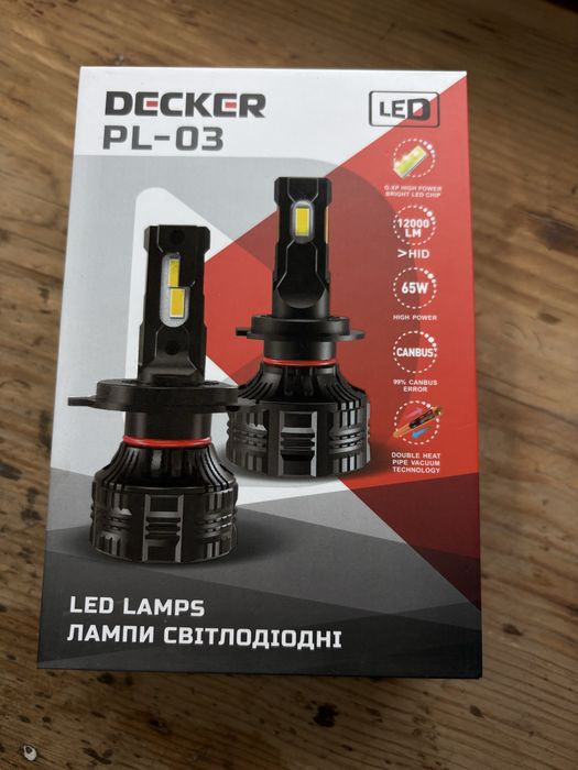 світлодіодні лампи DECKER LED PL-03