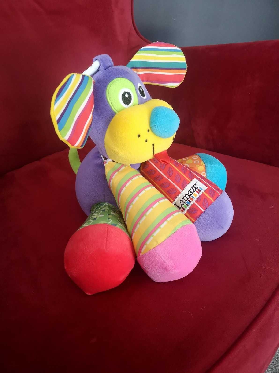 Lamaze duży Piesek Czteronutek 26 cm