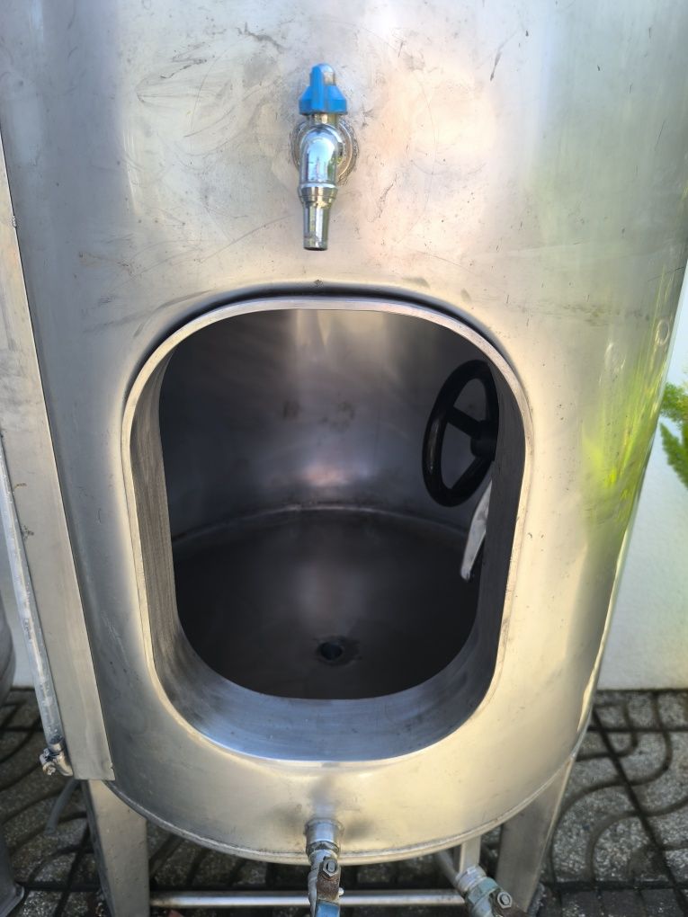 Cuba inox com rodas - 250 litros
