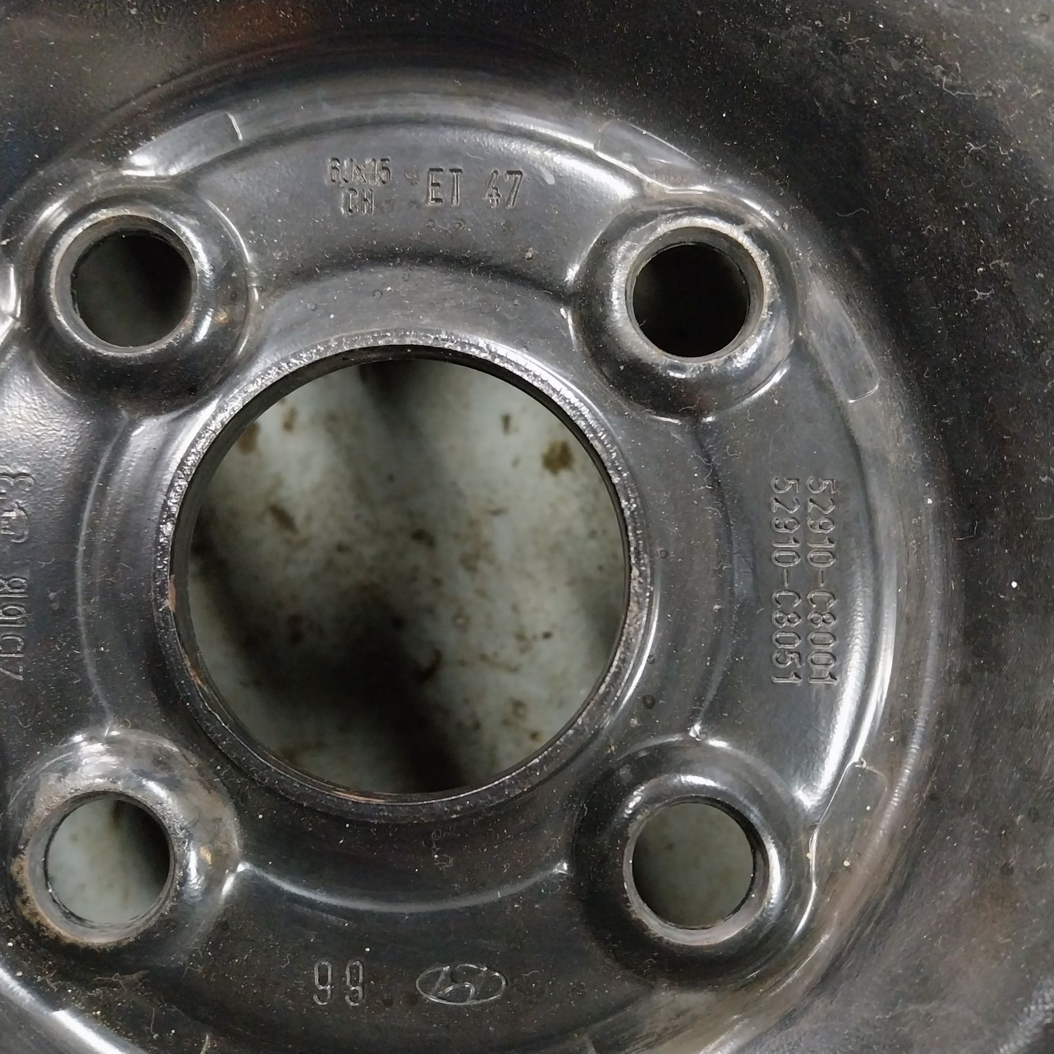 Oryginalne Felgi Stalowe Hyundai R15 4x100 6J ET 47