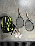 Kit tenis completo babolat e adidas