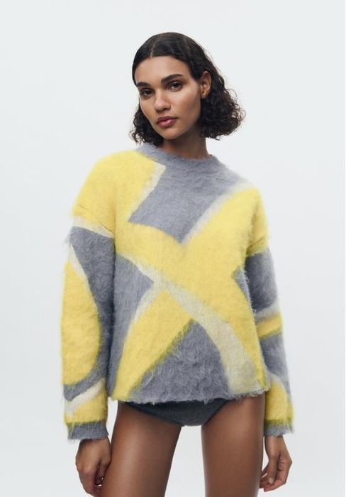 Кашеміровий теплий светр ZARA M