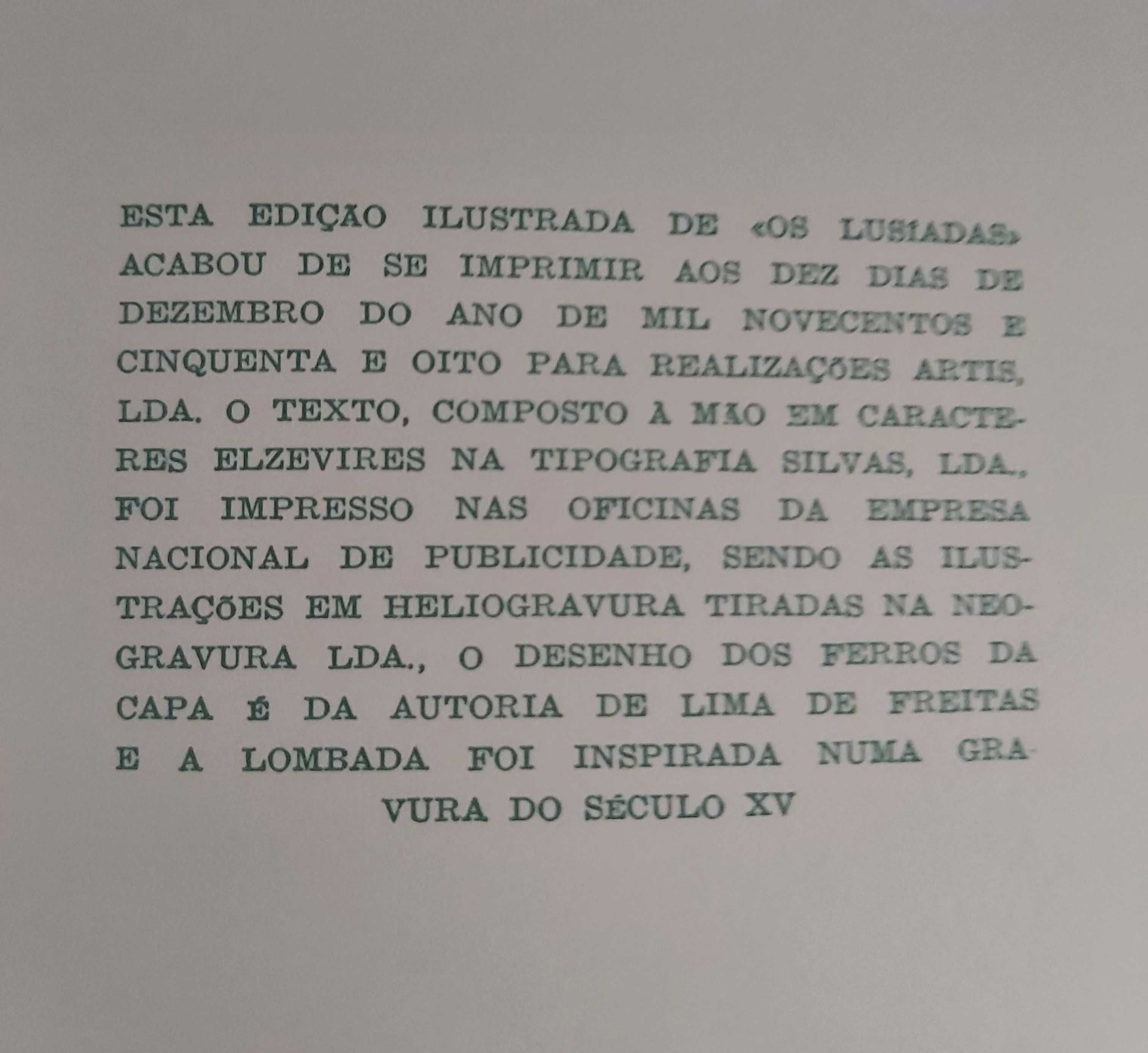 Luís de Camões "OS LUSÍADAS" , de 1956