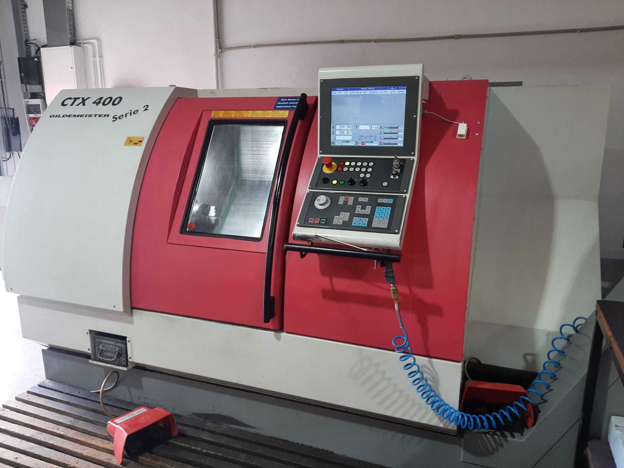 Tokarka CNC DMG Gildemeister CTX400 V3 _ Oś C _ Napędzane Narzędzia