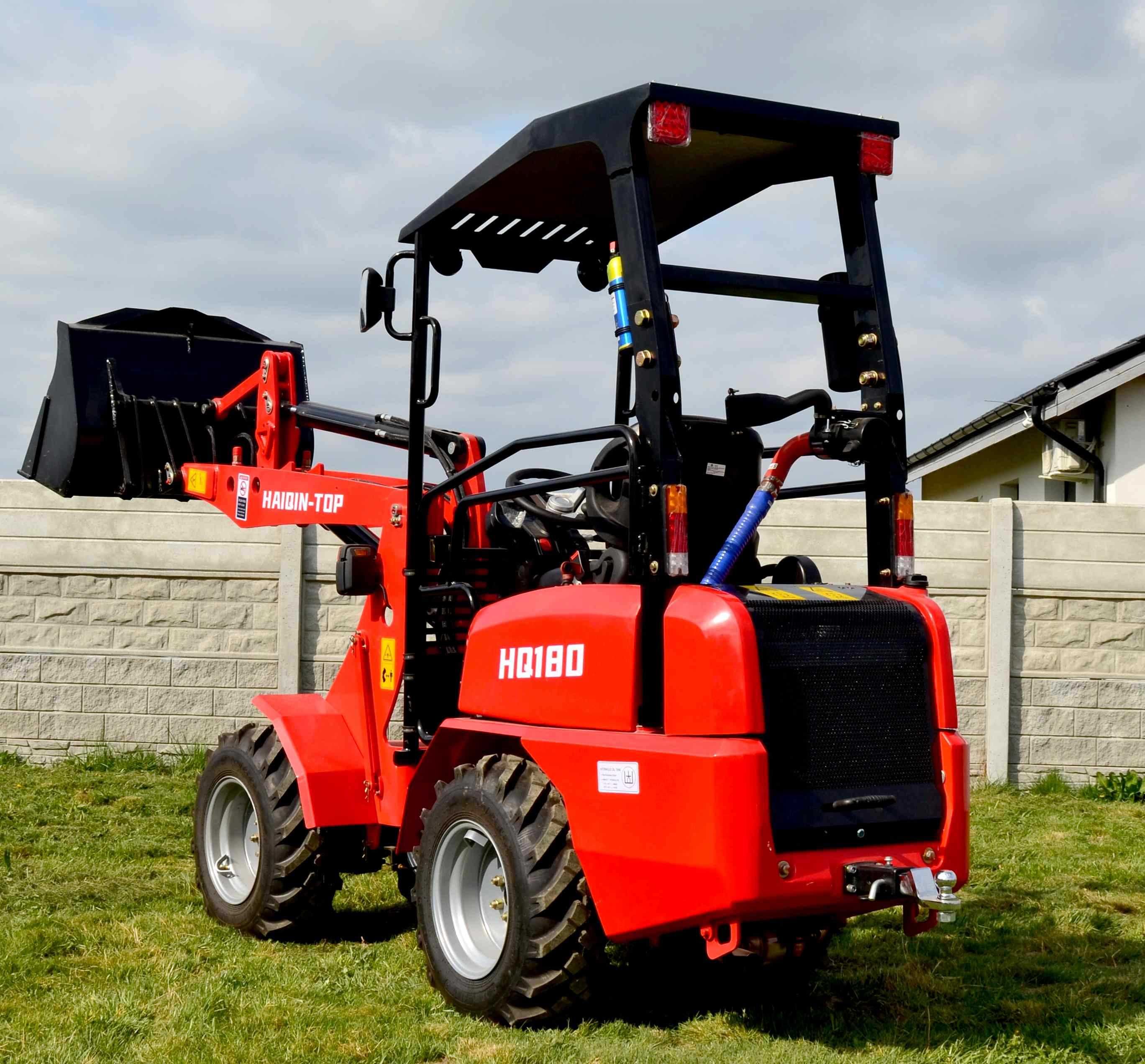 Nowa mini Ładowarka kołowa HQ180 udźwig 900kg
