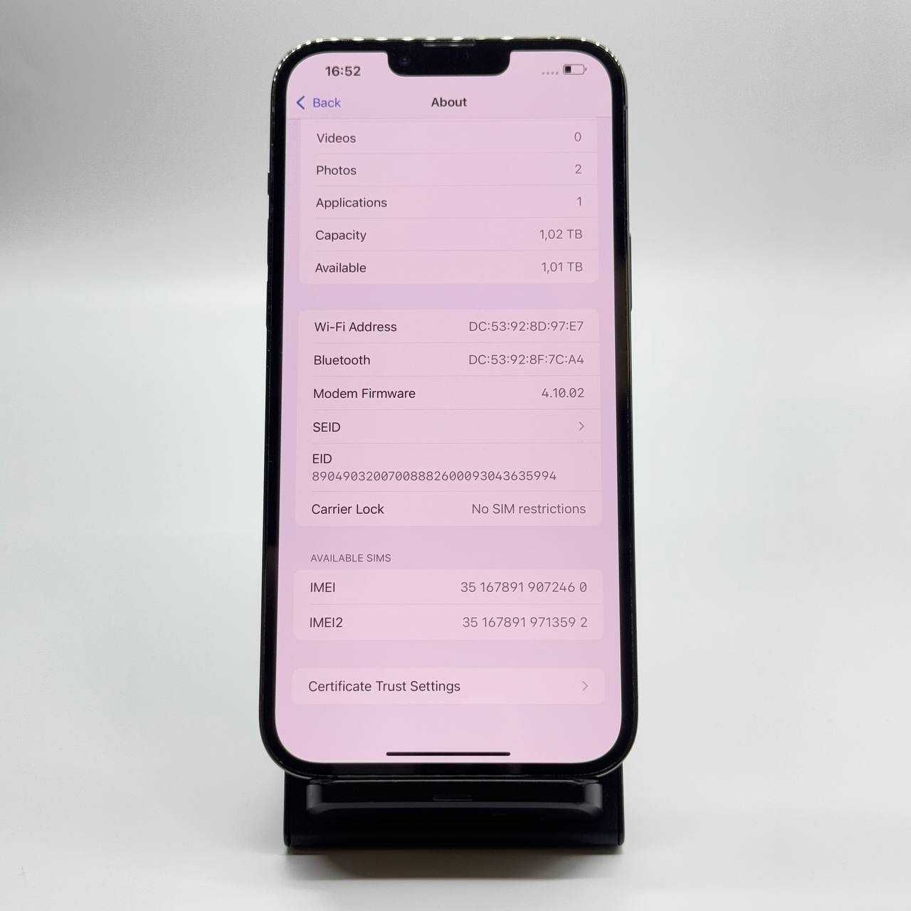 Смартфон Apple iPhone 13 Pro Max 1TB Graphite (2460)
