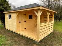 Altana ogrodowa z domkiem narzędziowym Afrodyta 3m x 5m - PRODUCENT