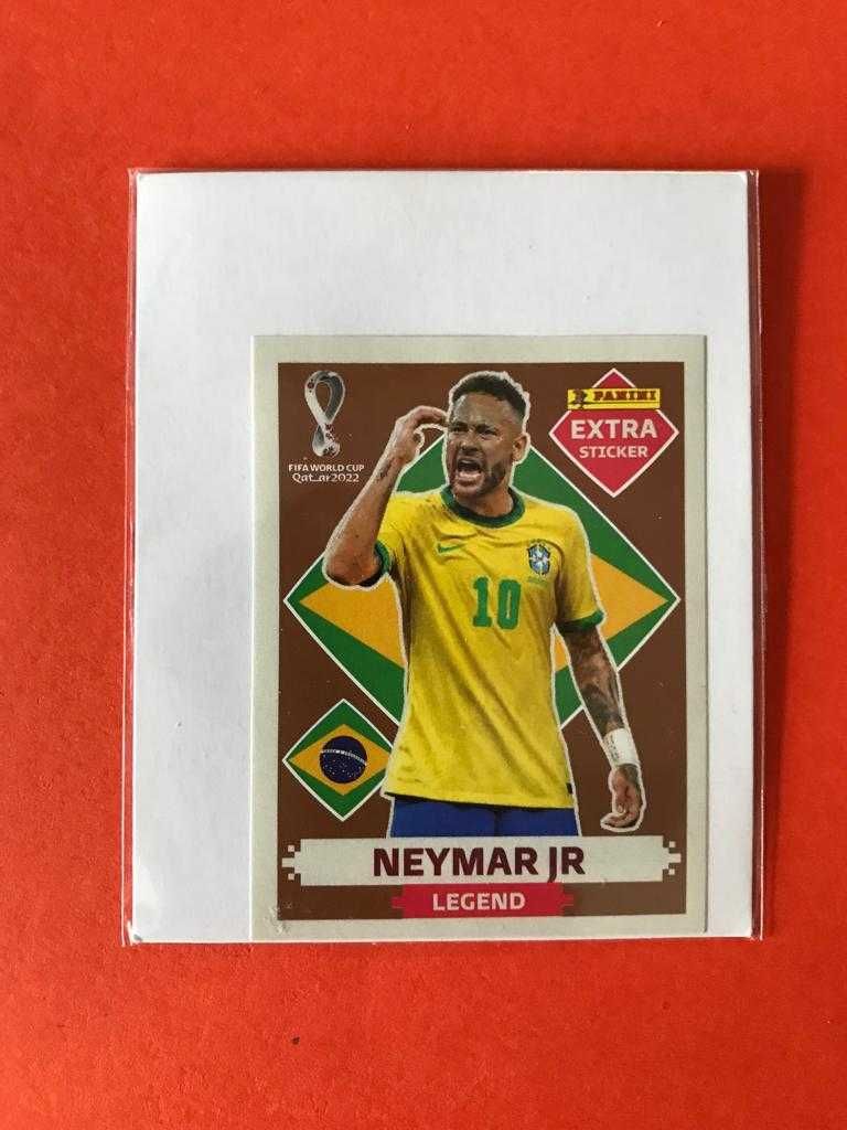 Extra Sticker Neymar JR Bronze Mundial Qatar 2022
