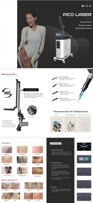 Laser do usuwania tatuażu - NOWY