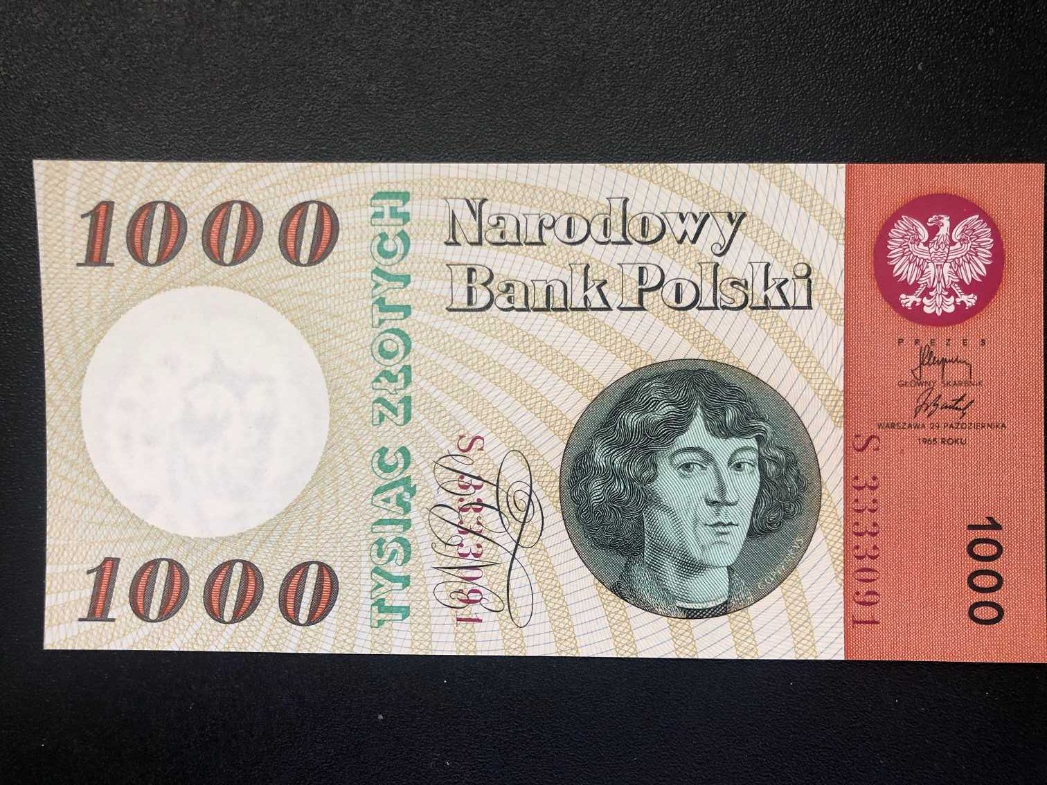 1000 złotych 1965 S 29 października 1965 r.