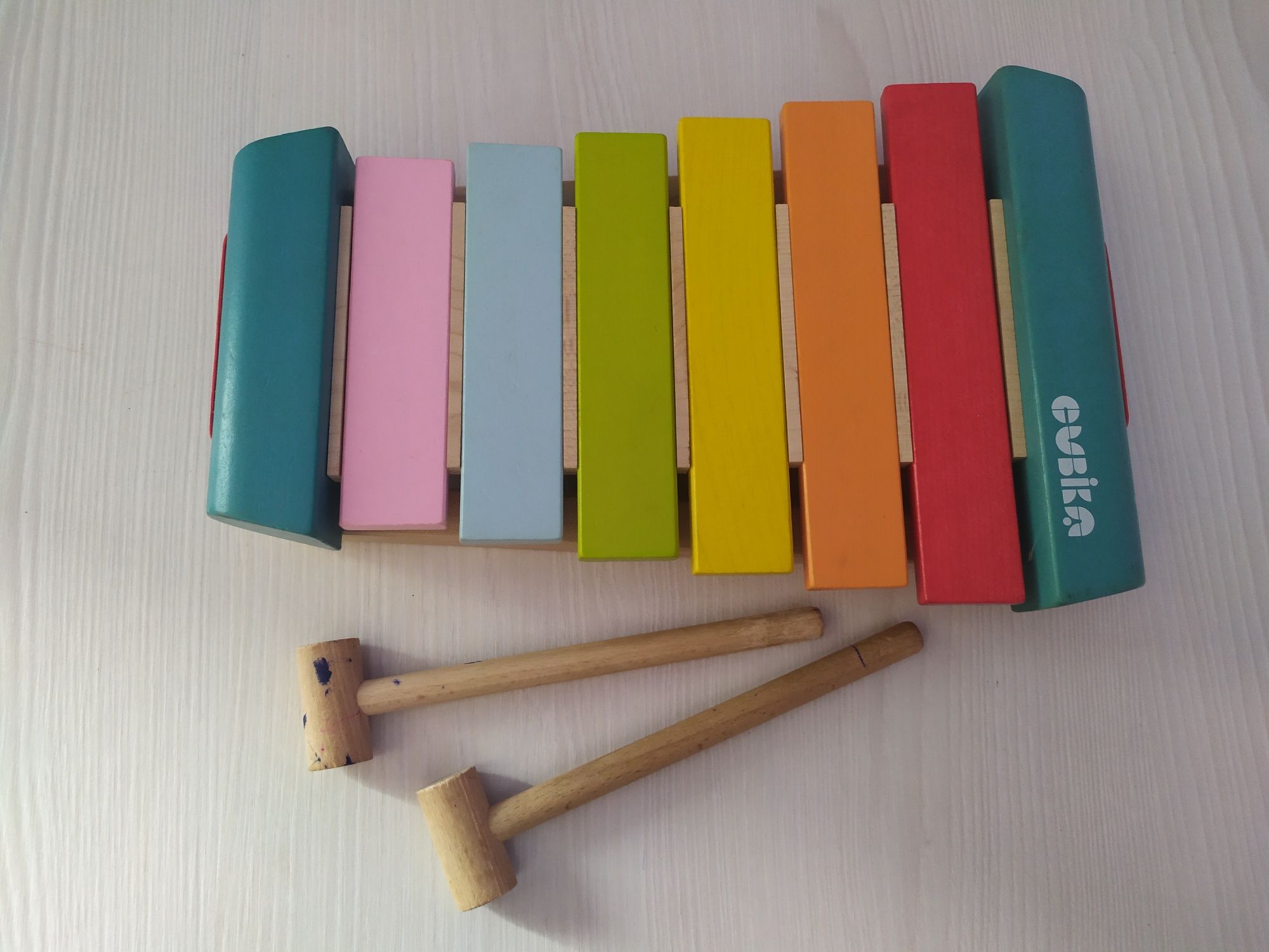 Ксилофон CUBIKA еко іграшка  деревянная игрушка +18 мес