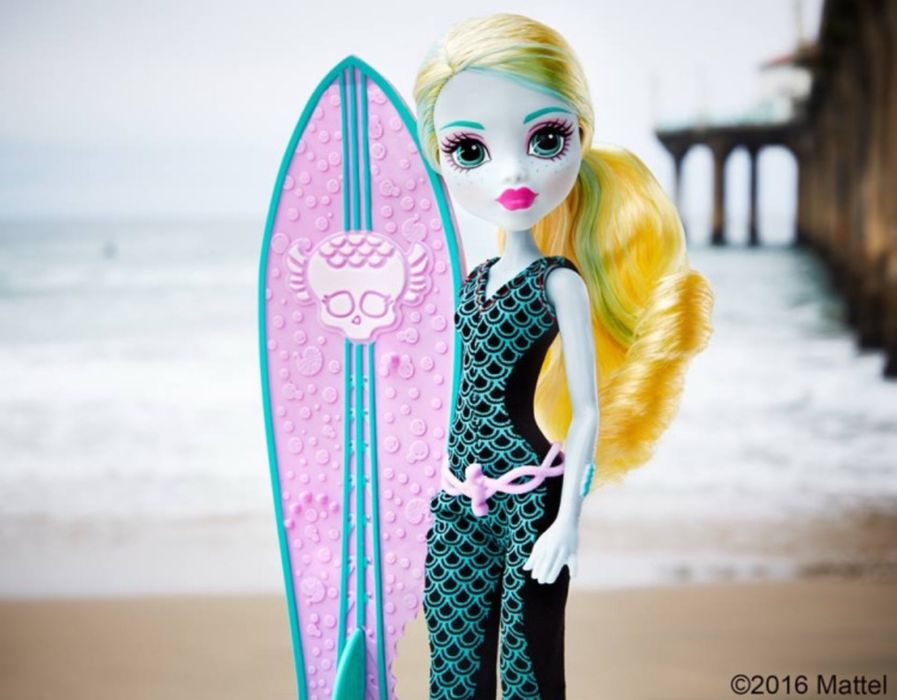 Лагуна Блю Surf- To-Turf Scooter Vehicle with Lagoona Blue Doll