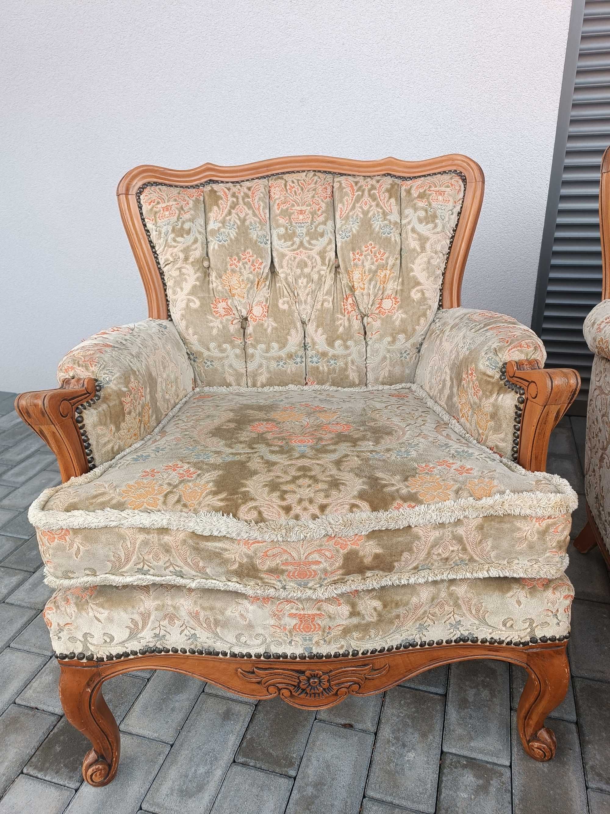 Salon Ludwik sofa fotele ława