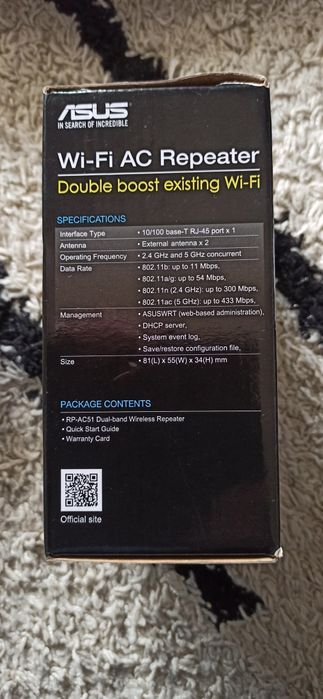 Repetidor WiFi asus