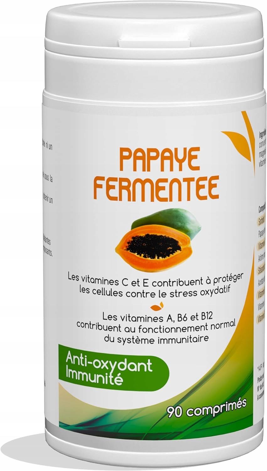 Naturalny Suplemet Diety Fermentowane Tabletki Papaja Phytosud Fr