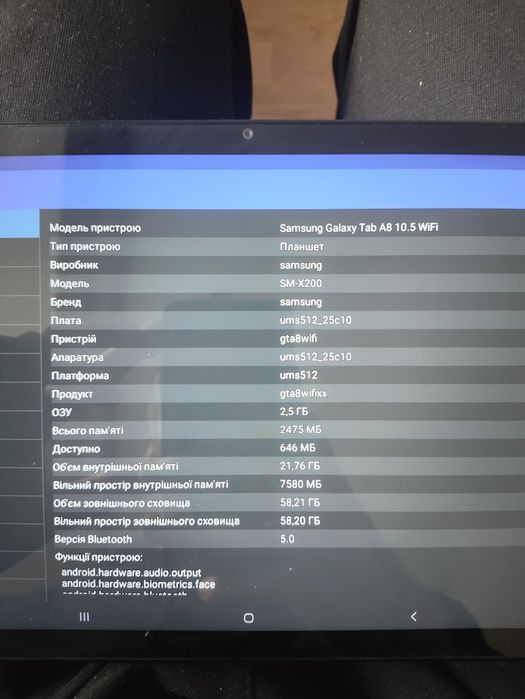 Продам планшет Samsung Galaxy Tab A8 10.5