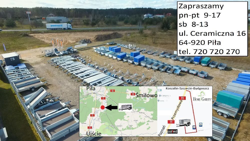 Przyczepa BORO KIPER wywrot  300x180. 2700 raty dostawa cała Polska