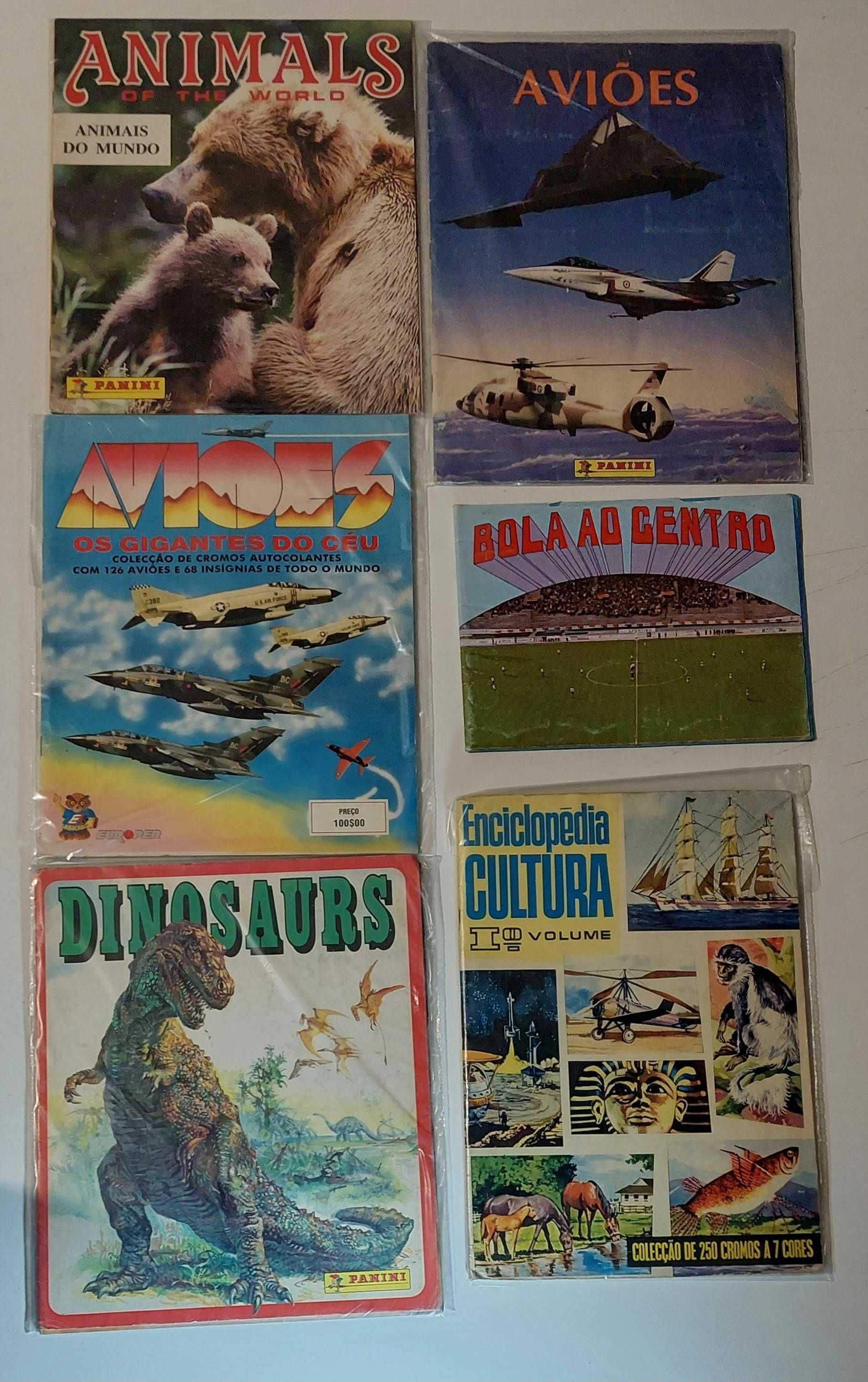 Cadernetas Completas Várias: Ver descrição, lista e fotos