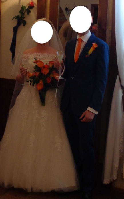 suknia ślubna rozm.38-40