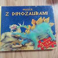 Puzzle z dinozaurami 5 szt