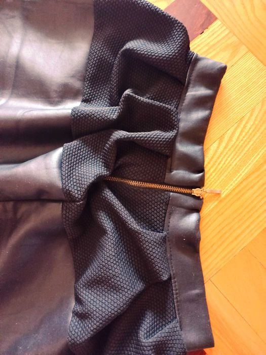 Krótka spódniczka rozmiar S 36 - czarna  - spódnica, mini