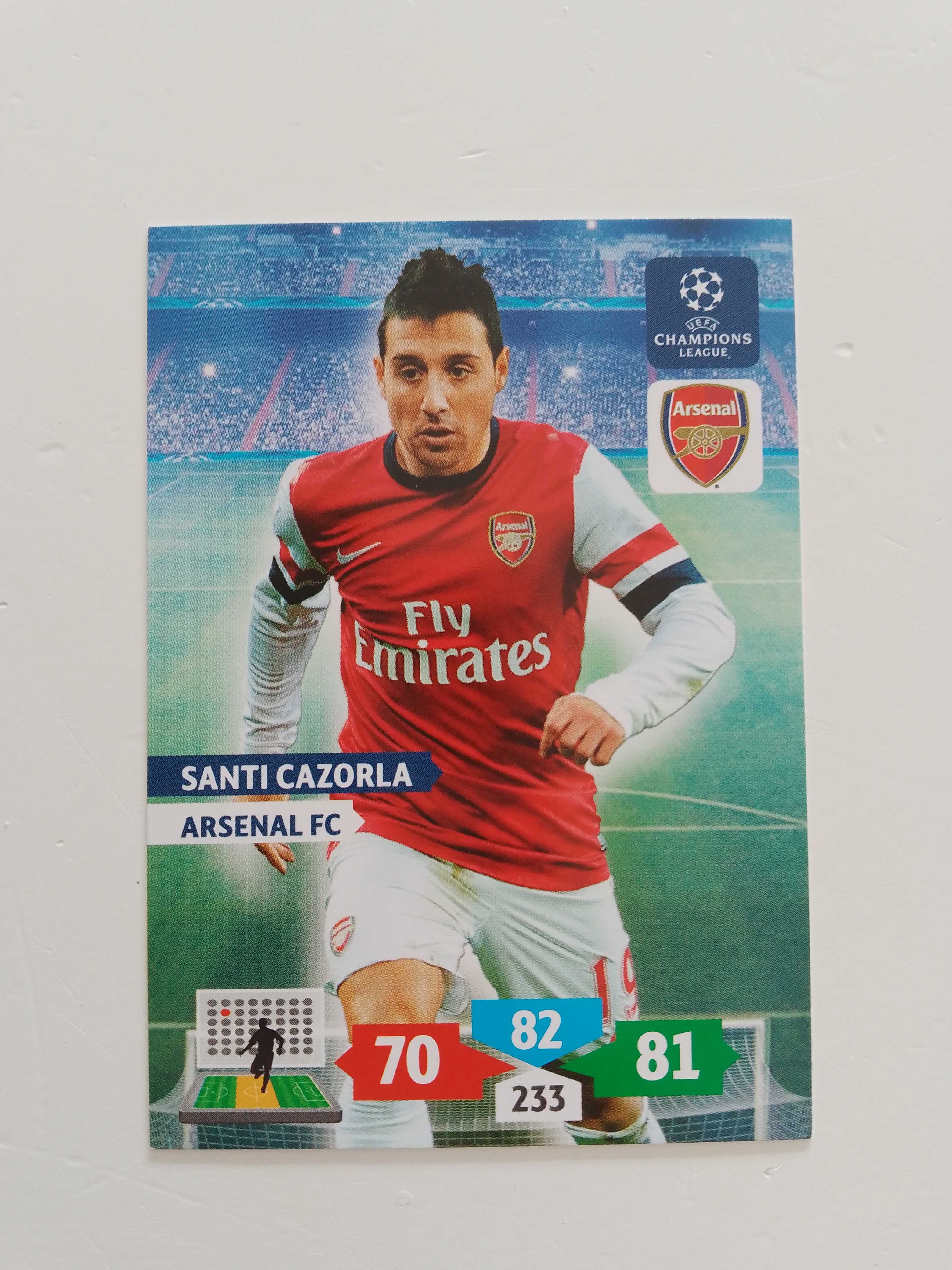 Santi Cazorla (Base card) Arsenal FC Champions League 2013/14