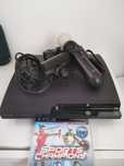 PS3 slim, Kamera Playstation Eye, PS Move

W zestaw