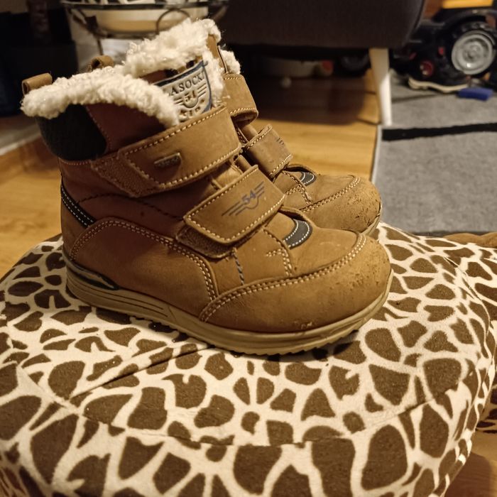 Skórzane kozaki Lasocki, rozm. 26