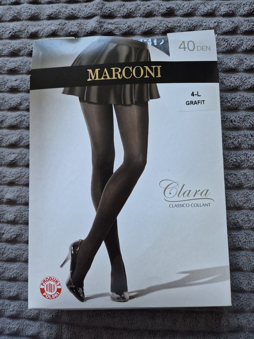 Rajstopy damskie Marconi. Grafit. L