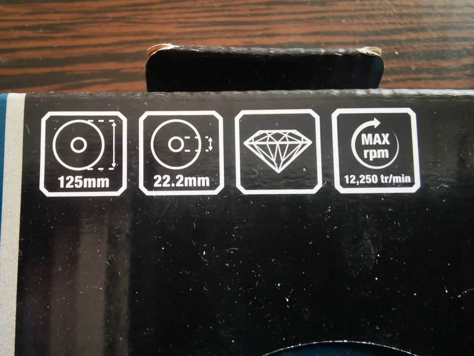 Tarcza diamentowa Erbauer do szlifowania 125 mm podwójna