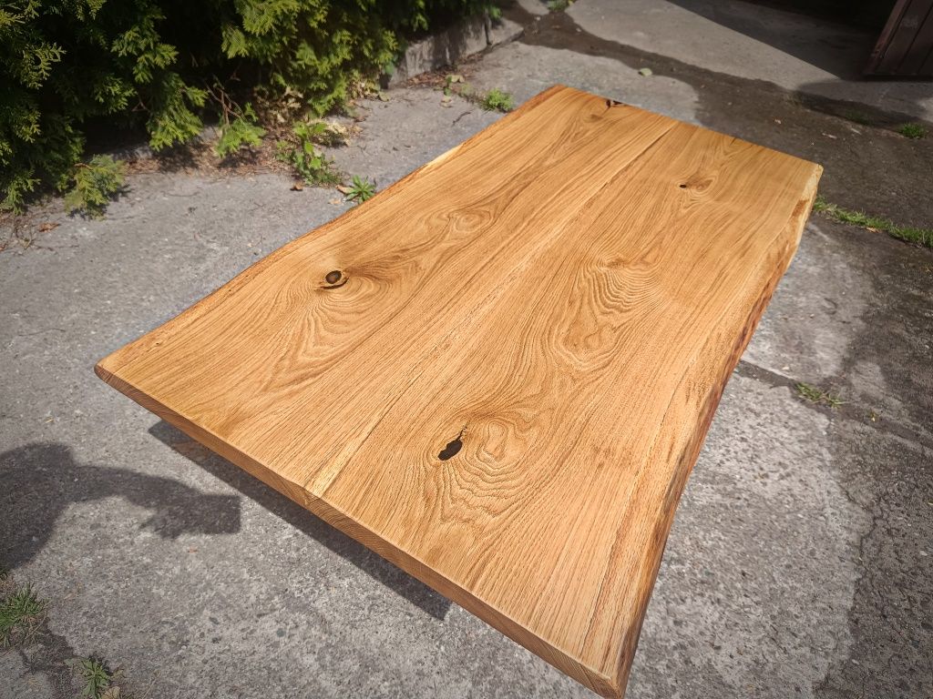 Blat dębowy 140x70 na biurko ławę stół