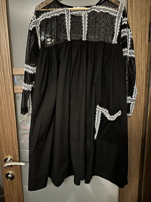 Італійська вечірня сукня з гепюром, розмір XXXL