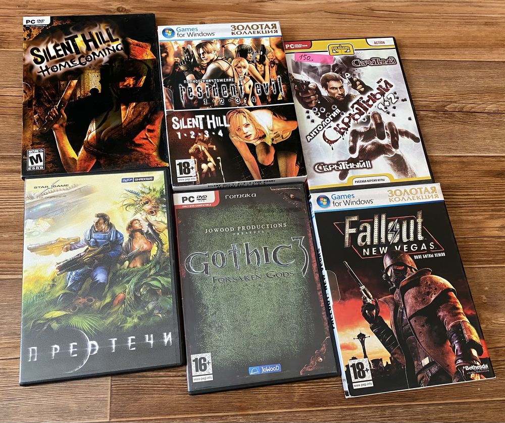 Ігри ПК (PC): Starcraft, Warcraft, Postal, Half-Life, Fallout, Gothic