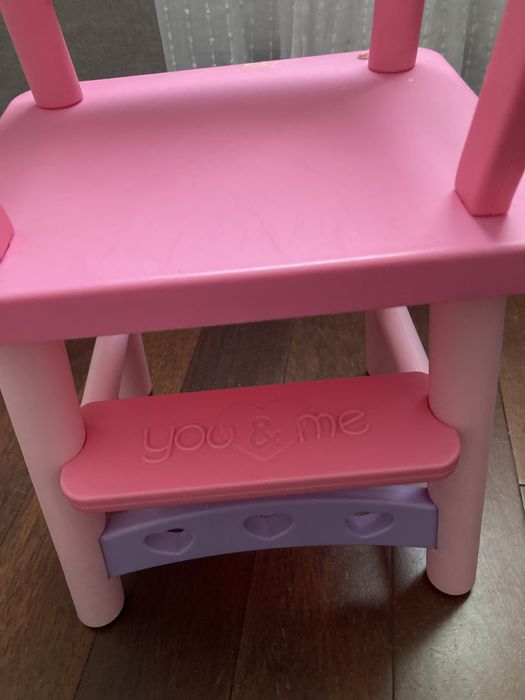 Krzeslo dla lalki, krzeselko do karmienia, fotel dla lali