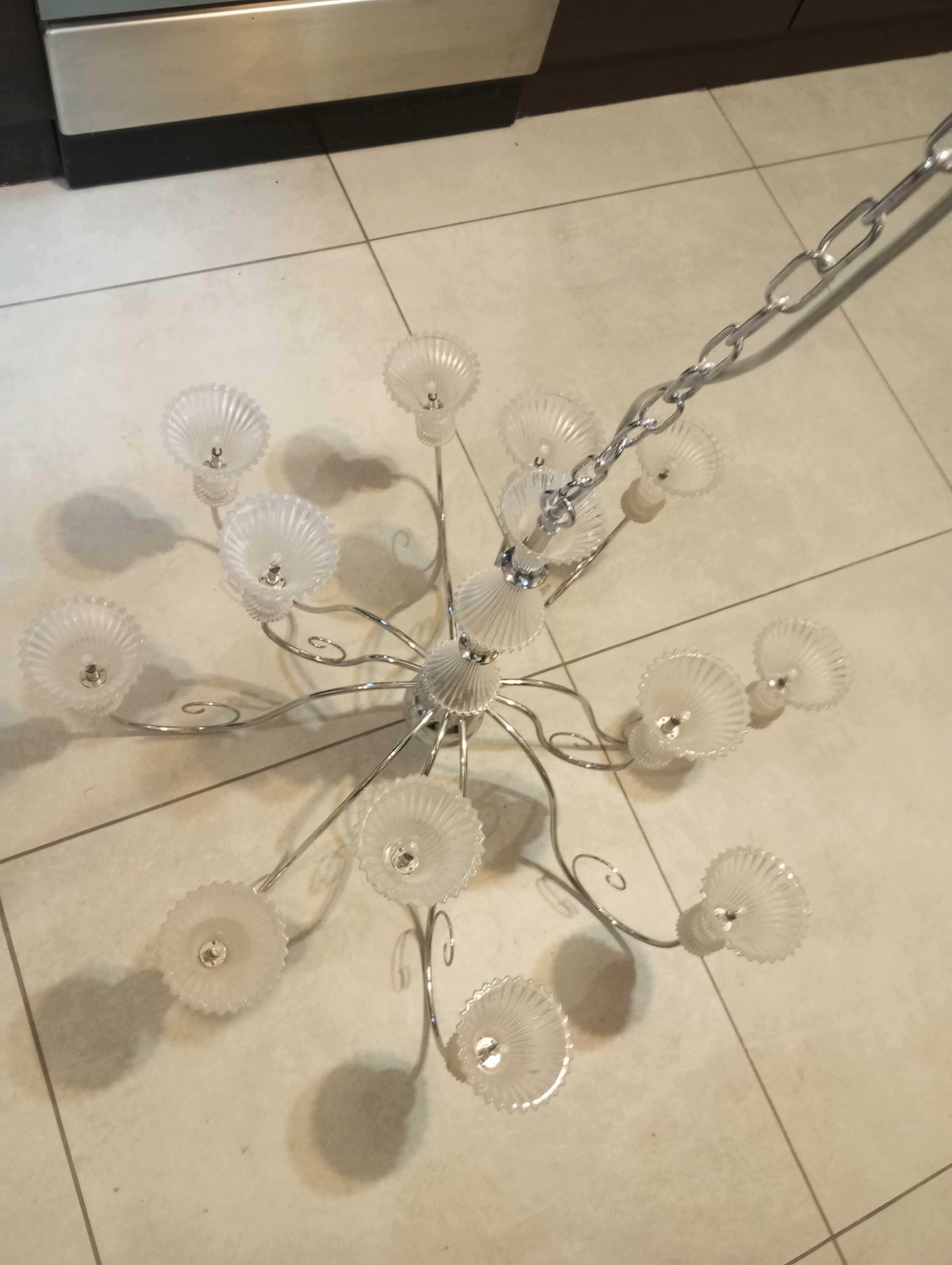 Lampa,sufitowa wisząca żyrandol pająk