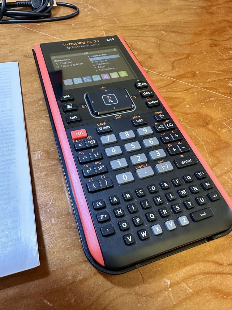 TI-Nspire CX II-T CAS – Completa, Impecável e Pronta a Usar