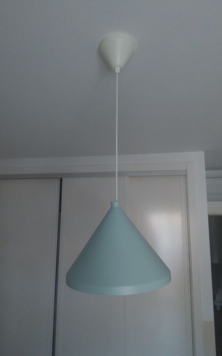 Candeeiro azul bebé