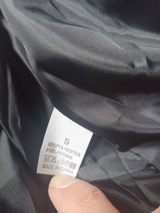 Kamizelka pikowana eko sztuczna skóra