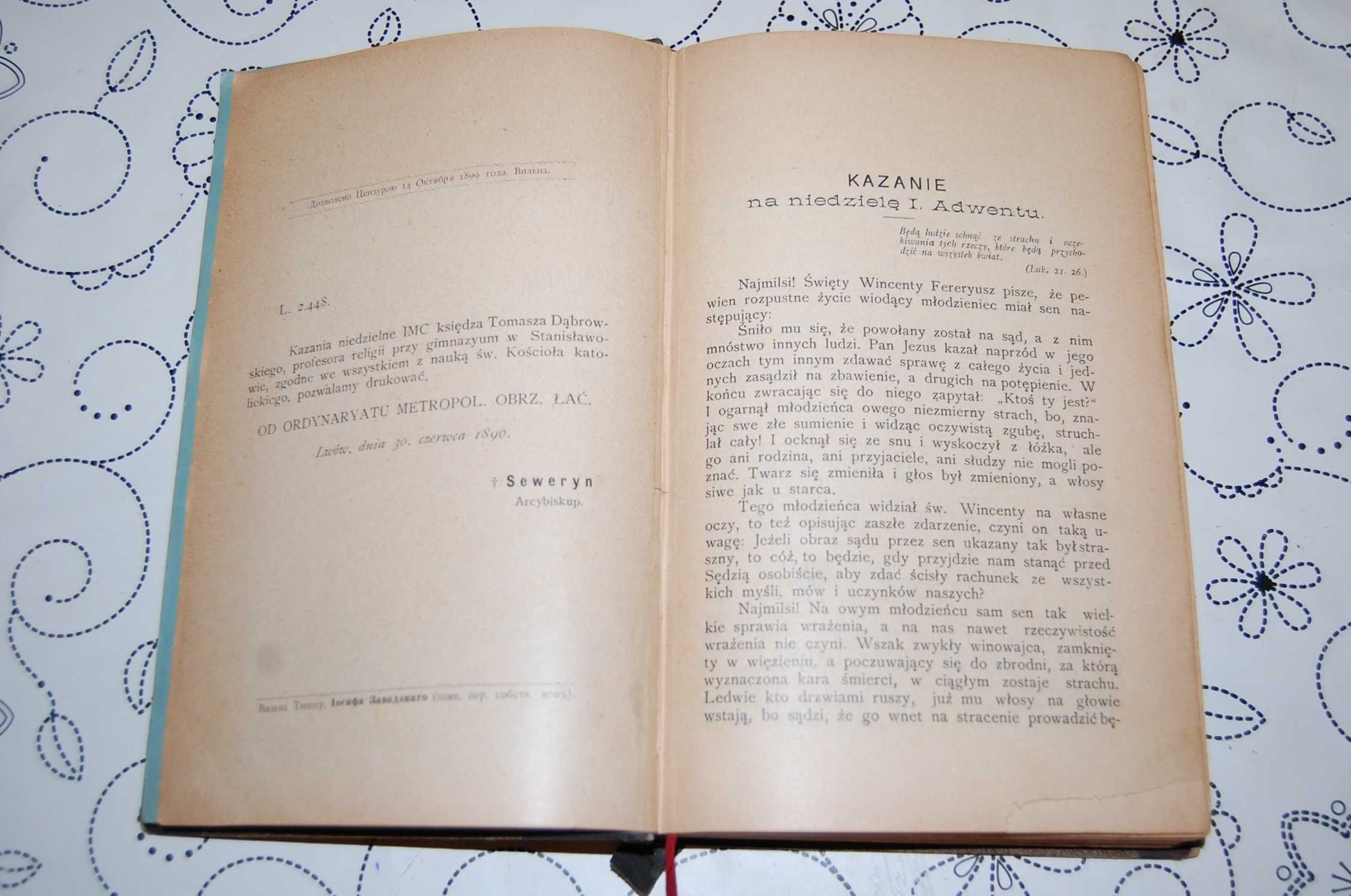 Kazania na niedzielę całego roku - ks. Tomasz Dąbrowski - 1900 r