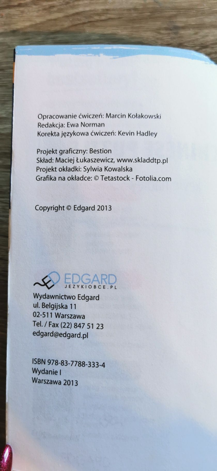 EDGARD Angielski kryminał z ćwiczeniami poziom B2-C1