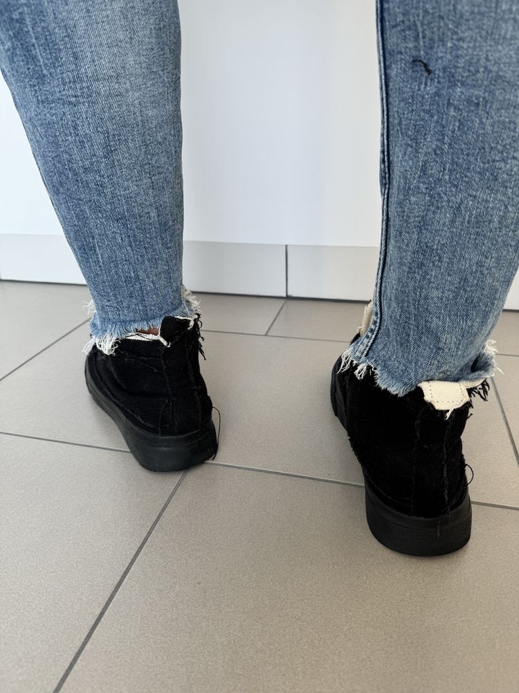 Czarne sneakersy męskie Zara