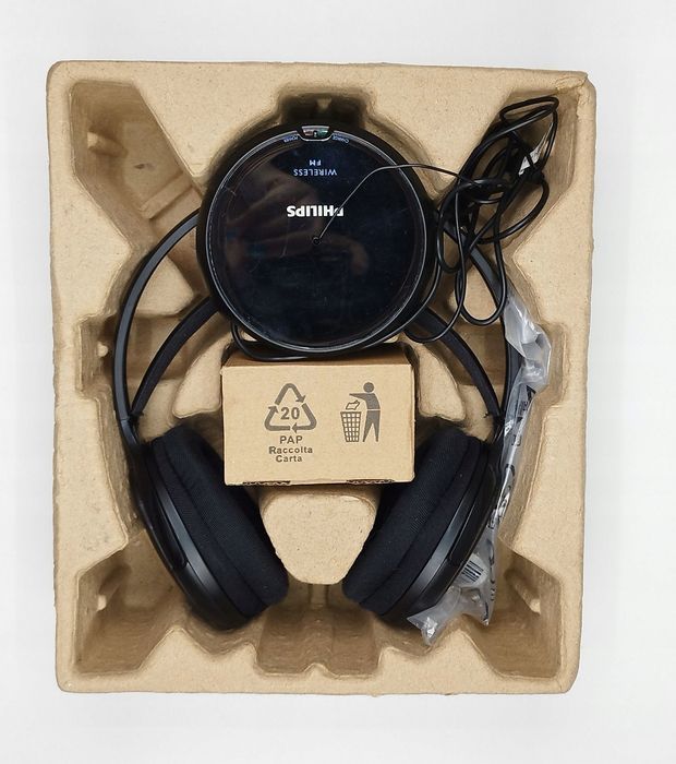 Słuchawki Bezprzewodowe Nauszne Philips Shc5200 Komplet Sprawne