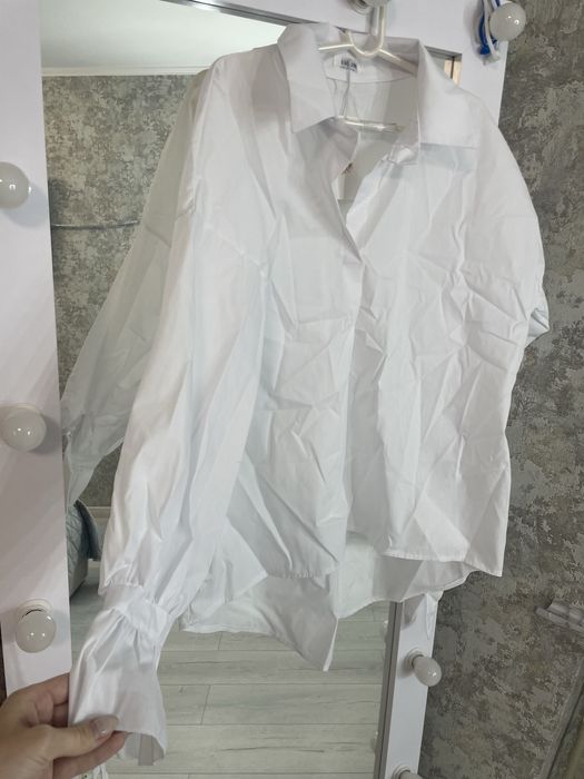 Нова біла рубашка XL сорочка