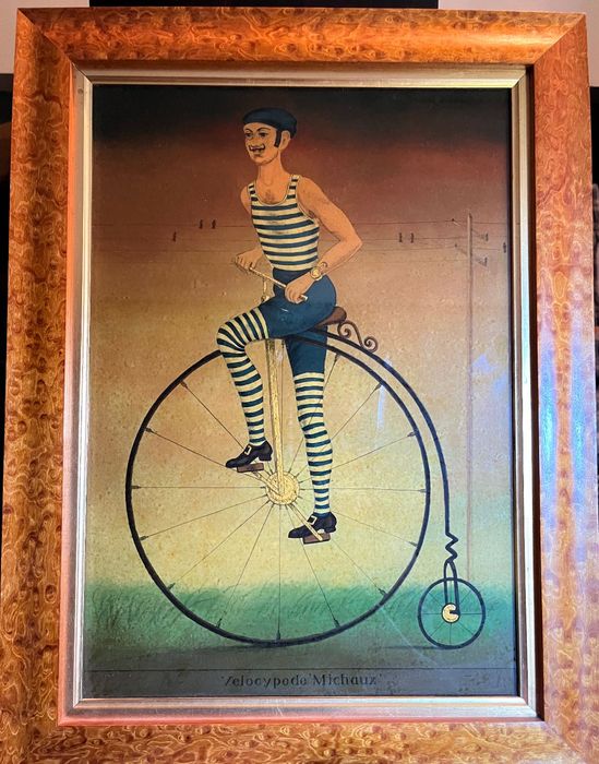 Quadro vintage Velocypede Michaux